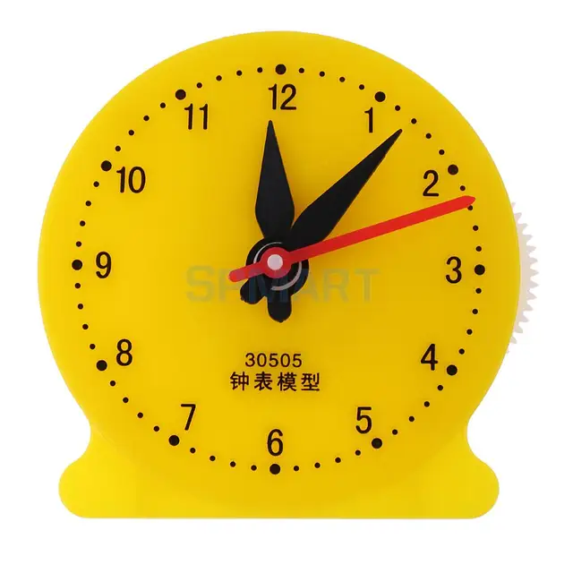 Learn to Tell Time Digital Clock Model Teaching Aids Kids Baby Early