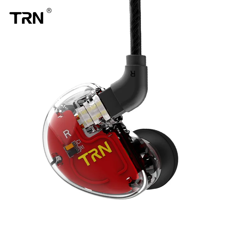 TRN V30 2BA + 1DD Гибридный в ухо наушник IEM HIFI Monito спортивные наушники 3 диска ушной гарнитуры 2Pin Съемная TRN V80/IM1 ZS10