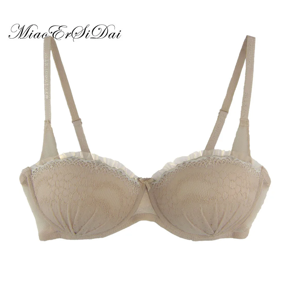MiaoErSiDai women sexy lace bras push up bra gray/ khaki/red A/B/C 1/2 cup #2419 MiaoErSiDai women sexy lace bras push up bra gray/ khaki/red A/B/C 1/2 cup #2419