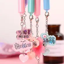 1 шт. кулон на гелевую ручку милые ручки 0,5 мм Канцелярские Новинка, милые, миленькие в японском стиле(«Каваий» Ручка канцелярия для учеников гель кавайные ручки школьные принадлежности