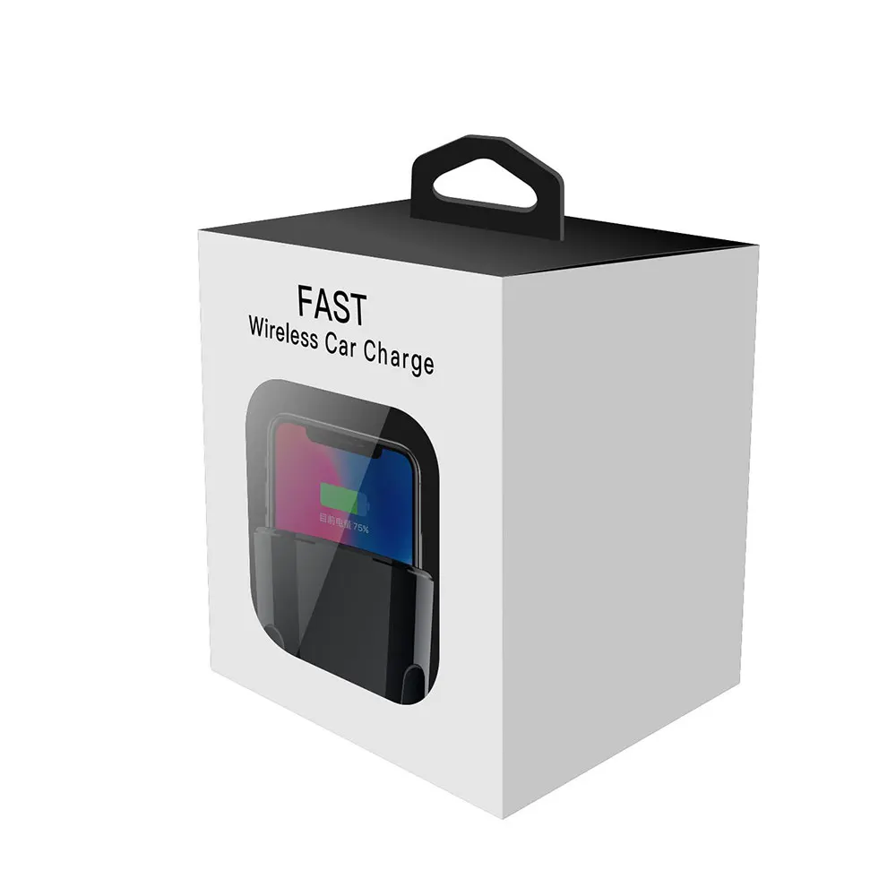 Ascromy For iPhone X Wireless Car Charger Cup Qi Charging Holder Stand for iPhone 8 Samsung Galaxy S9 S8 S7 S6 Induction Charger (7)