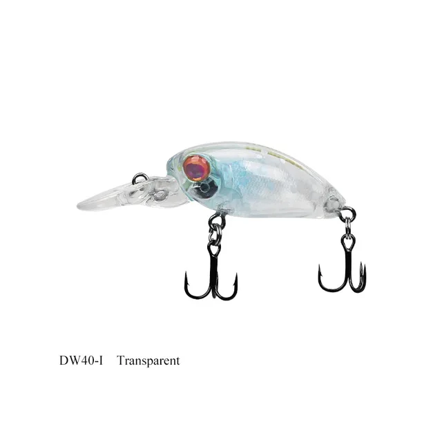 Tsurinoya DW40 32 мм 2,7 г мини кривошипная рыболовная приманка Милая твердая глубина погружения Приманки 1,8 м с тройными крючками кренкбейт приманка - Цвет: DW40 I