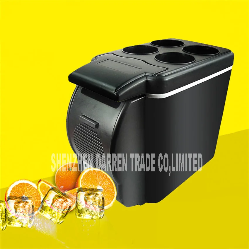 Image Mini Car 6L Fridge 12V Auto Travel Refrigerator Y054 Cooler Freezer Warming Portable Multi Function household Food preservation