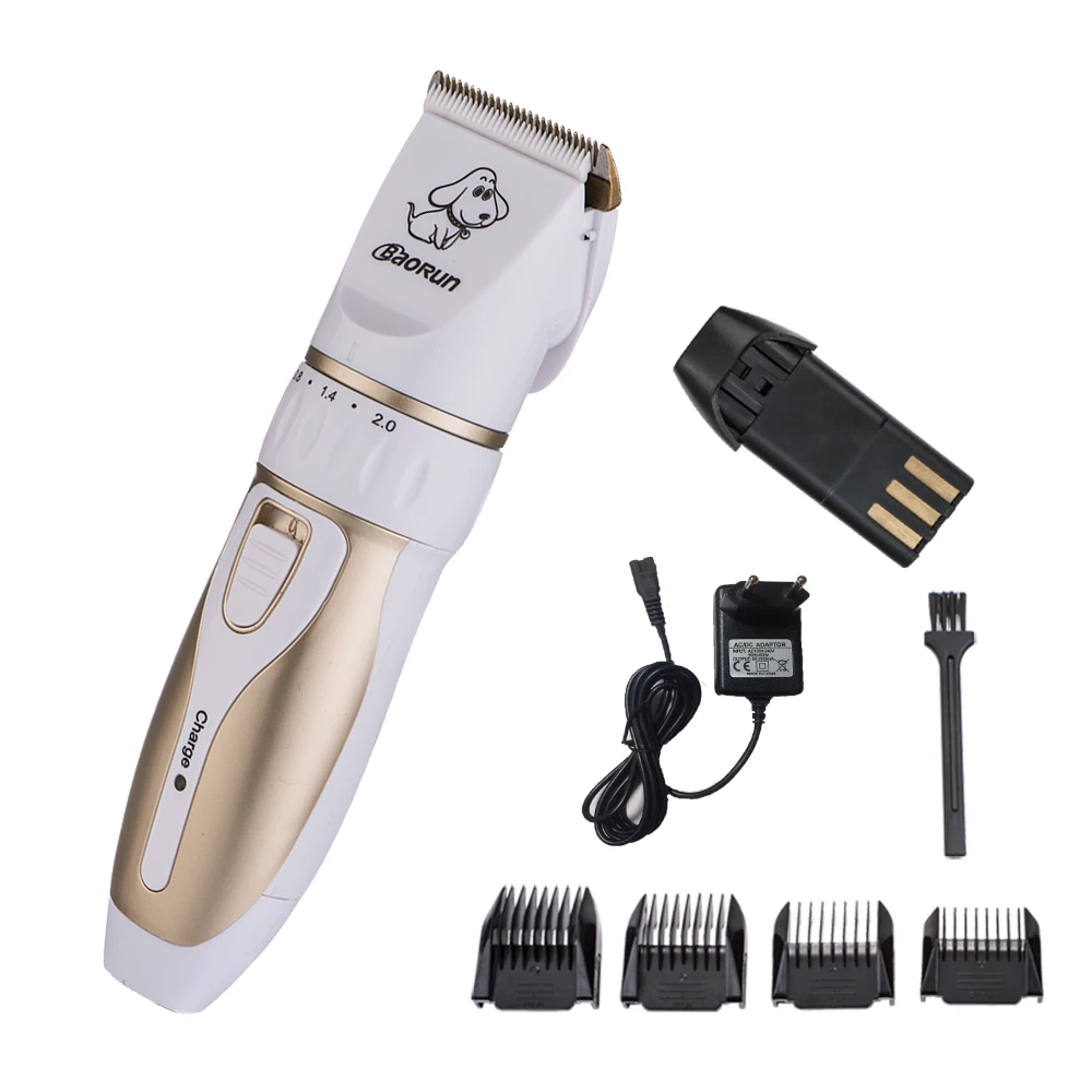 Pet Clipper Grooming Kit Rechargeable Pet Cat Dog Hair Trimmer Shaver