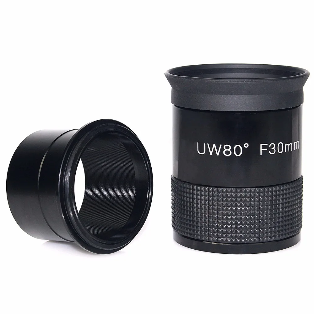 US $71.60 2 F30mm Monocular Telescope Eyepiece Ultra Wide Angle 80 Degree Astronomy Fmc Eyepiece WThread For 49mm Camera W2482