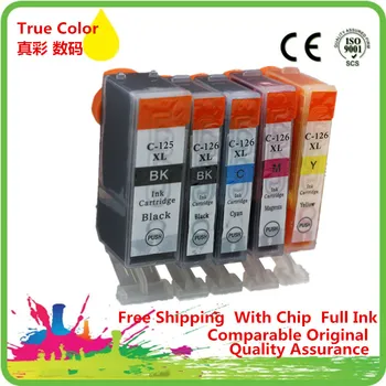 

PGI-125 CLI-126 PGI125 PGI 125 125XL PGI-125XL PGI125XL PGI125BK Ink Cartridge Replacement For Canon IP4810 MG5210 MG6110 IX6510