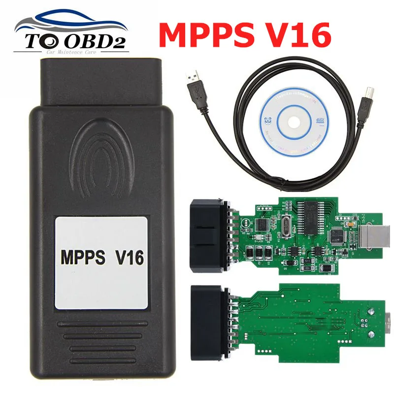 Инструмент для настройки микросхемы ECU MPPS V16 EDC15 EDC16 EDC17 Inkl CHECKSUM CAN Flasher Remapper с