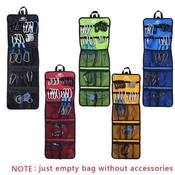 

Hot Folding Lightweight Rock Climbing Tree Arborist Caving Quickdraw Sling Carabiner Hook Gear Equipment Collection Arrange Bag