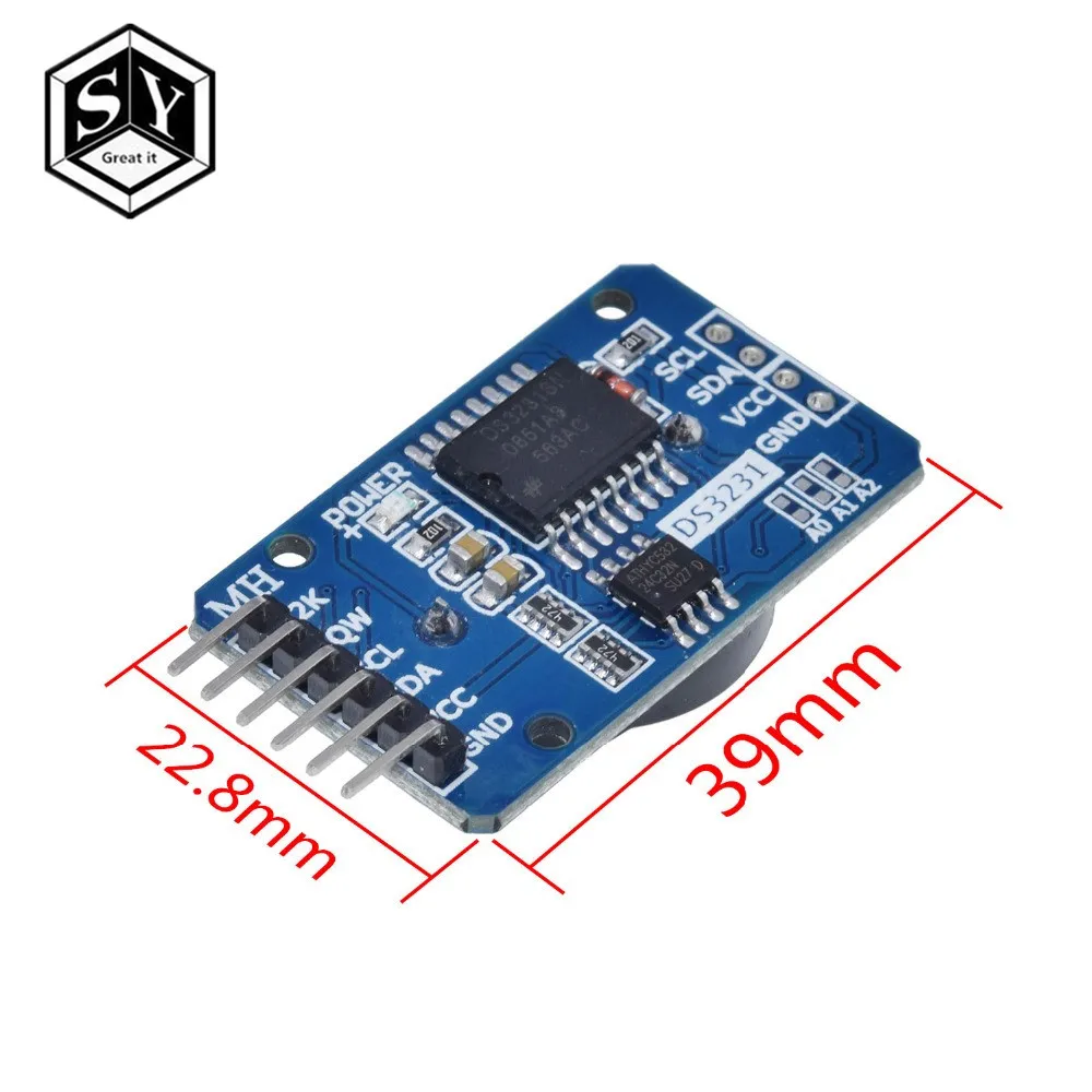 1 шт. Great IT DS3231 AT24C32 IIC модуль прецизионных часов DS3231SN для Arduino модуль памяти