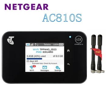 

Unlocked 4G WiFi Netger AirCard 810s Ac810s Cat11 600Mbps 4G Wifi Router Mifi dongle 4G Router Aircard 810S plus 2Pcs Antenna