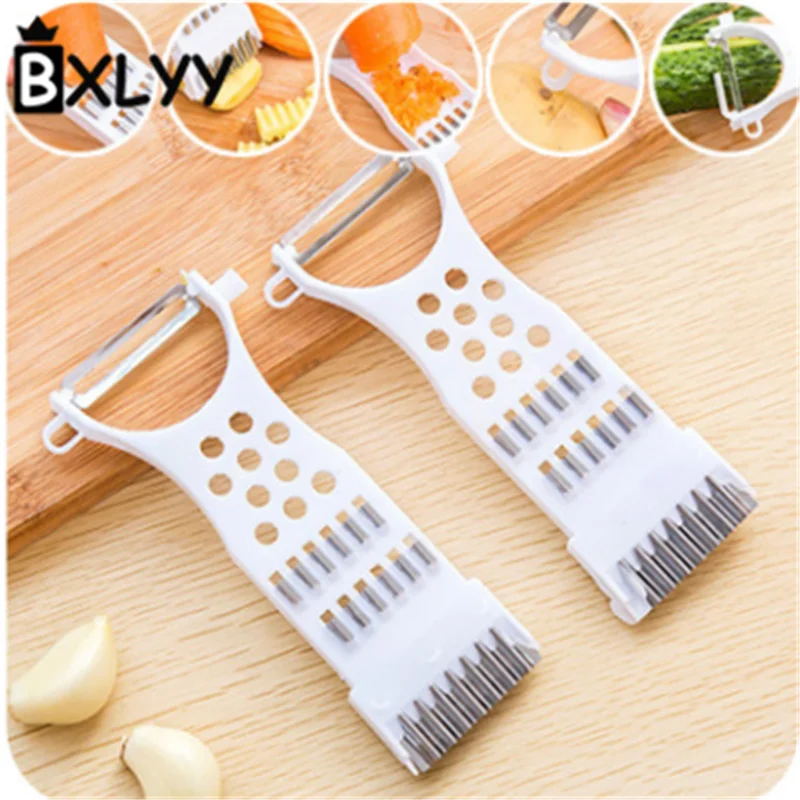 

BXLYY plastic kitchen accessories 2pc multi-function vegetable grater grinding garlic 2019 kitchen gadget vegetable peeler.7z