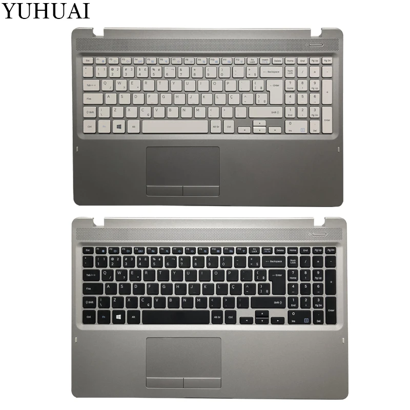 

NEW Brazil keyboard For Samsung NP 500R5L 550R5L-Y02 Z03 BR Keyboard with palmrest cover