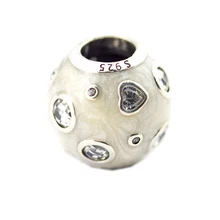 DIY Подходит для Пандора браслеты перламутровые сны бусины Стерлинговое Серебро-ювелирные украшения амулеты