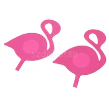 Женщины Фламинго формы одноразовые пасти липкие накладки на соски наклейки накладки на грудь роза/черный