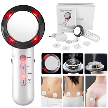 

3 In 1 Ultrasonic Infrared EMS Body Massage TENS Muscle Slimming Device Skin Beautifying Spa Machine Skin Care