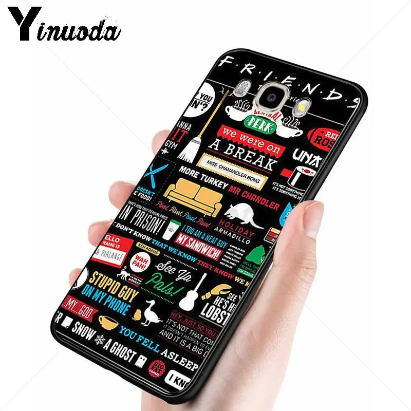 Yinuoda How I Met your Mother friends сезонный ТВ чехол для samsung Galaxy j4plus j6plus j7 prime j8 j2