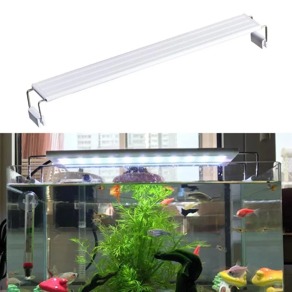 

VOPPV Fish Aquatic Supplies Moderate LEDs Aquarium Lighting Aquatic Plant Light Extensible Waterproof Clip on Lamp For Fish Tank