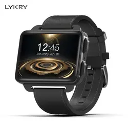 LYKRY DM99 3G WCDMA Smartwatch для мужчин женщин ОС Android 5,1 1 ГБ оперативная память 16 ГБ Встроенная ips экран камера Bluetooth спортивные Смарт часы