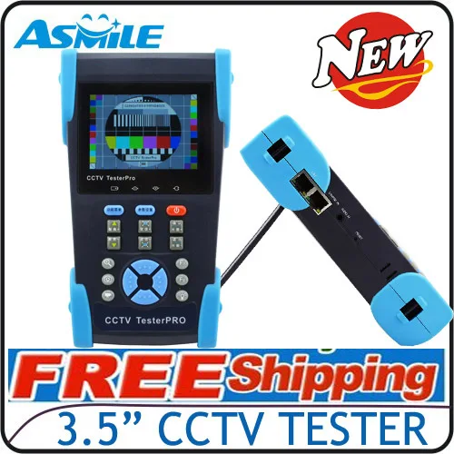 

The 6th Generation 3.5" TFT-LCD cctv ptz tester hVT2602  DHL free shipping