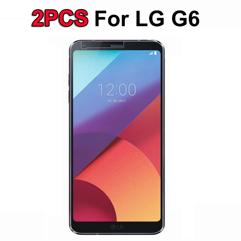 2 шт. Защитная пленка для экрана LG G6 стекло телефона закаленное LGG6 защитная G 6 H870