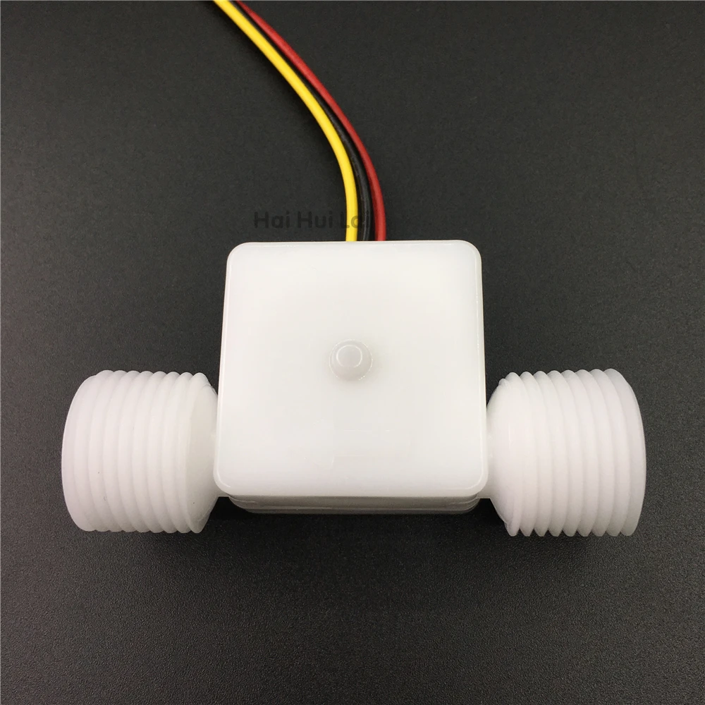 

0.1~1.5L/min G1/2 Plastic POM Food grade Water Hall flow sensor meter for beer coffee machine