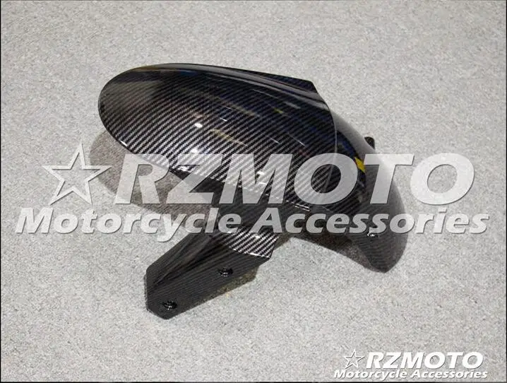 Углеродное волокно лакированный мотоцикл обтекатель части для kawasaki ZX10R 10R 2011- водопроводная печать № 0039