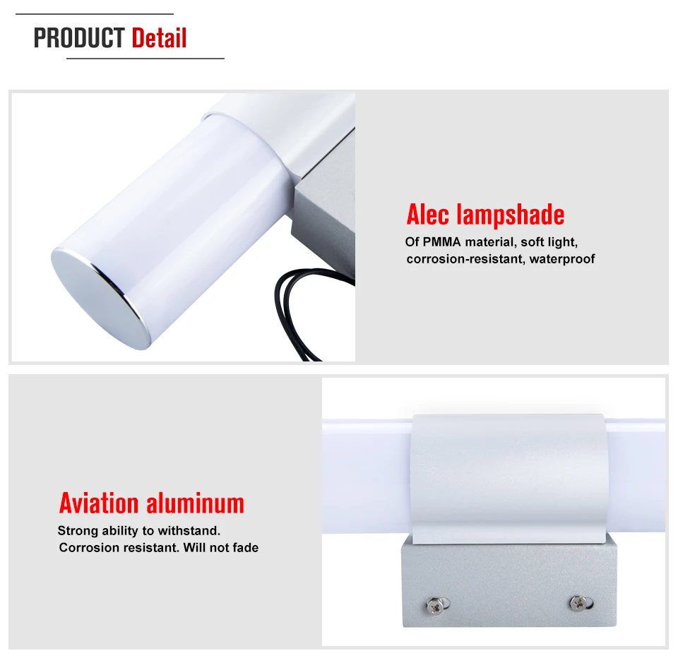 LED Bar Wall Lamp Sconce Makeup Mirror Vanity Light 12W 16W 22W Indoor Stair Bathroom Fixtures Dressing Room Bedroom Wall Light (8)