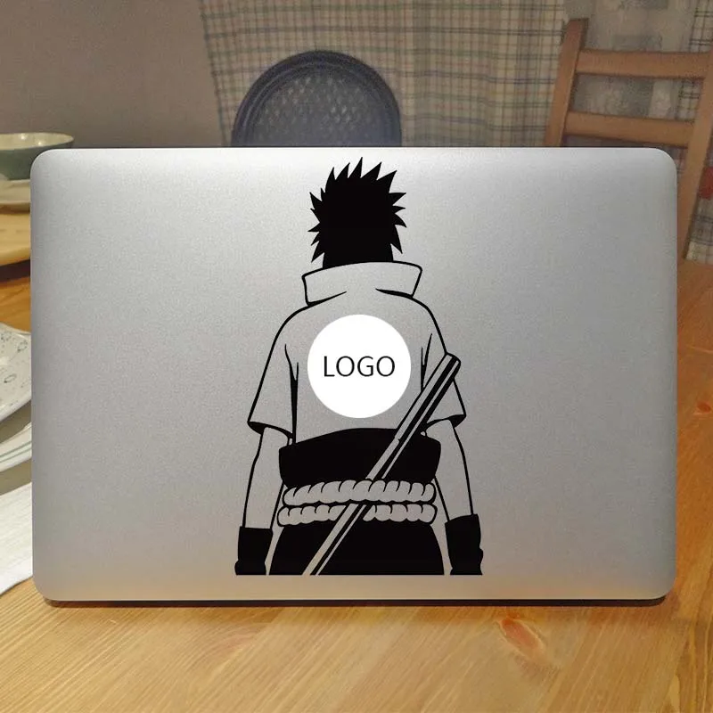 Sasuke Back Anime Naruto Laptop Sticker for Macbook Pro Decal Air Retina 11 12 13 15 inch Mac Acer Surface Notebook Skin Sticker