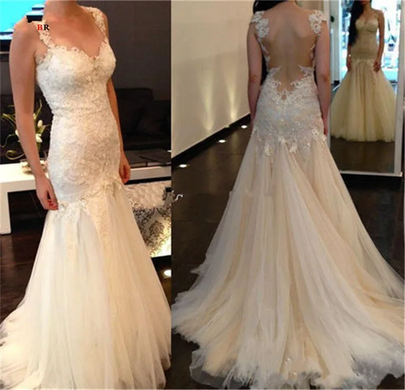 Gelinlik vestido De novia Элегантные Дешевые Свадебные платья с фатиновой юбкой без рукавов платье для невесты без спинки