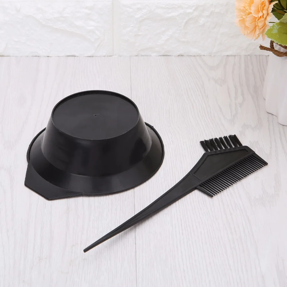 

1 Set Hair Dye Color Brush Bowl Combo Coloring Brush Kit Set Tint Tool Bleach