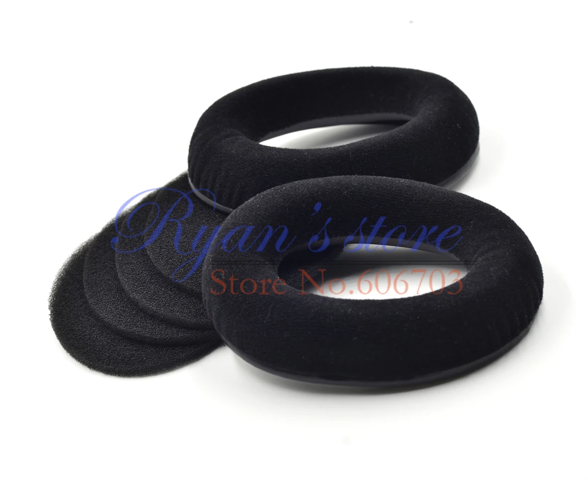 

black replacement cushioned ear pads for ATH- M20 M20X M25 SX1 Headphones