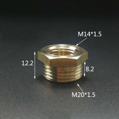 6x Brass Allthread Coupler M10 Thread 20mm x 13mm Joining Connector Round Nut 