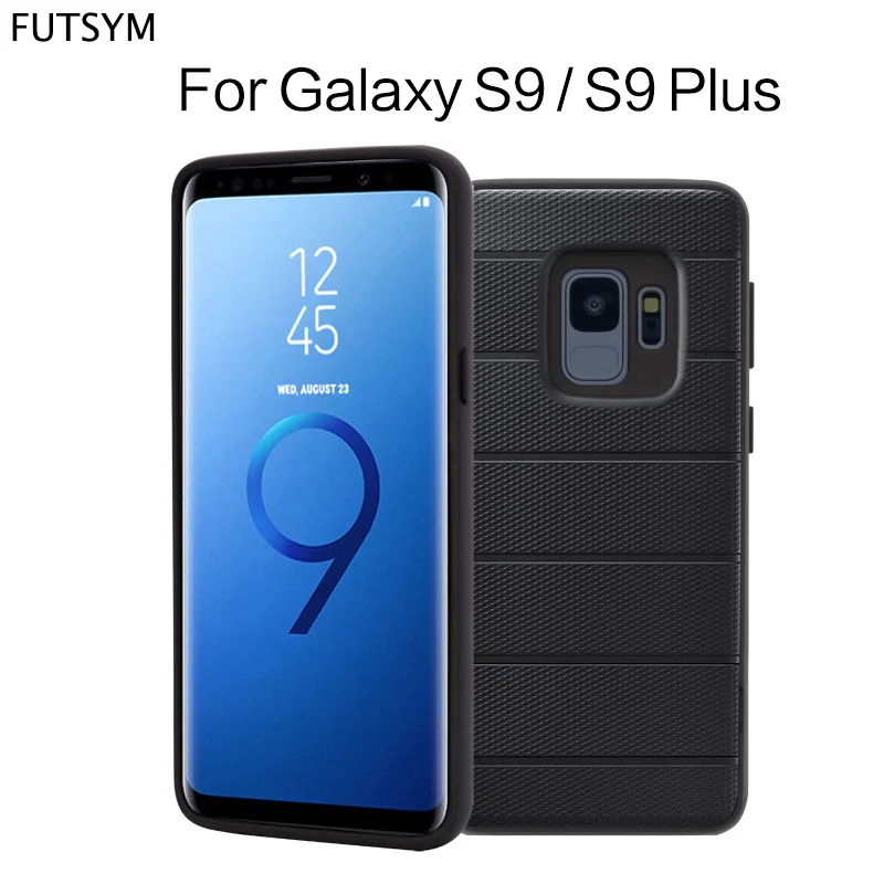Anti-Shock Back Cover for Samsung Galaxy S9 S9 Plus Case 360 Full Degree Shockproof Kickstand Case Luxury for Samsung S9 Plus