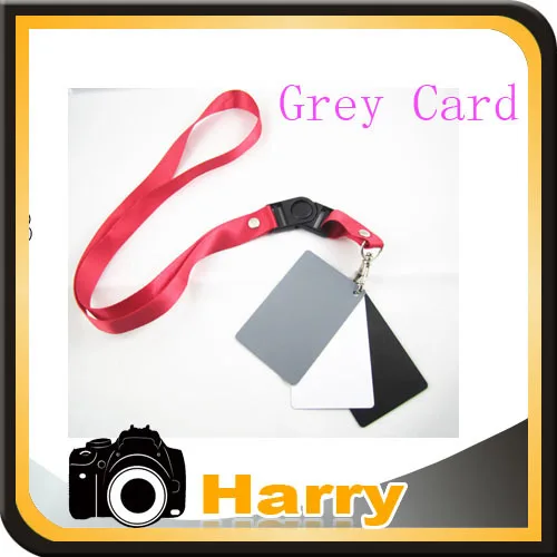 

18% Grey Digital Gray Card White Balance Cards White/Black For D810 D800 D610 D600 D5100 D5500 D90 D3200 D3300 D5300 5D2 5D3 6D