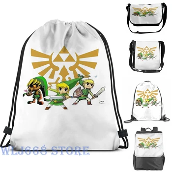 

Funny graphic print shoulder Bags women The Legend of Zelda (3) Single shoulder backpack travel for men Gym Bag