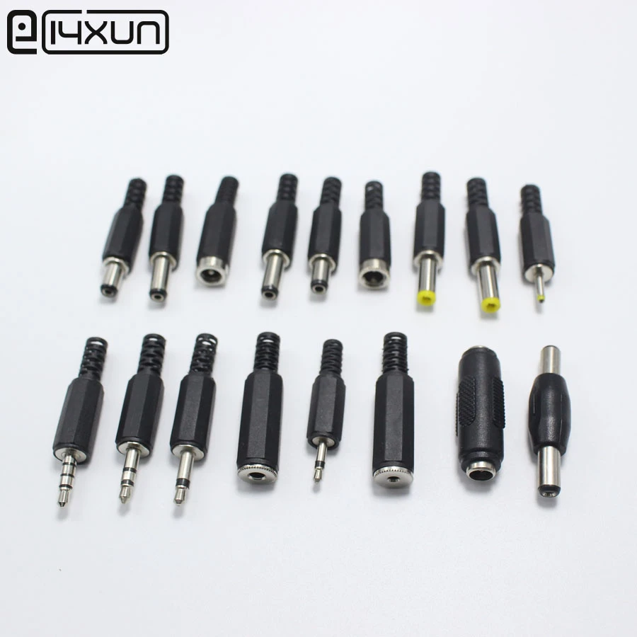Adaptador de enchufe de alimentación CC, Conector de Audio de 100mm, 5,5mm, 2,1mm, 5,5x2,5, 4,0x1,7, 4,8x1,7, 5,5x3,0, 6,0x4,4, x mm, 2, 3, 4 polos|plug connector|plug dcplug 2.5mm - AliExpress