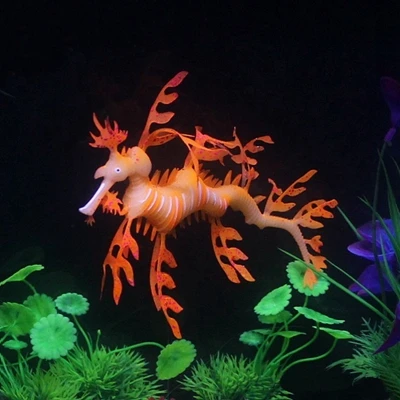 Украшение аквариума seadragon 4 цвета моделирование глубоководных созданий - Цвет: Цвет: желтый