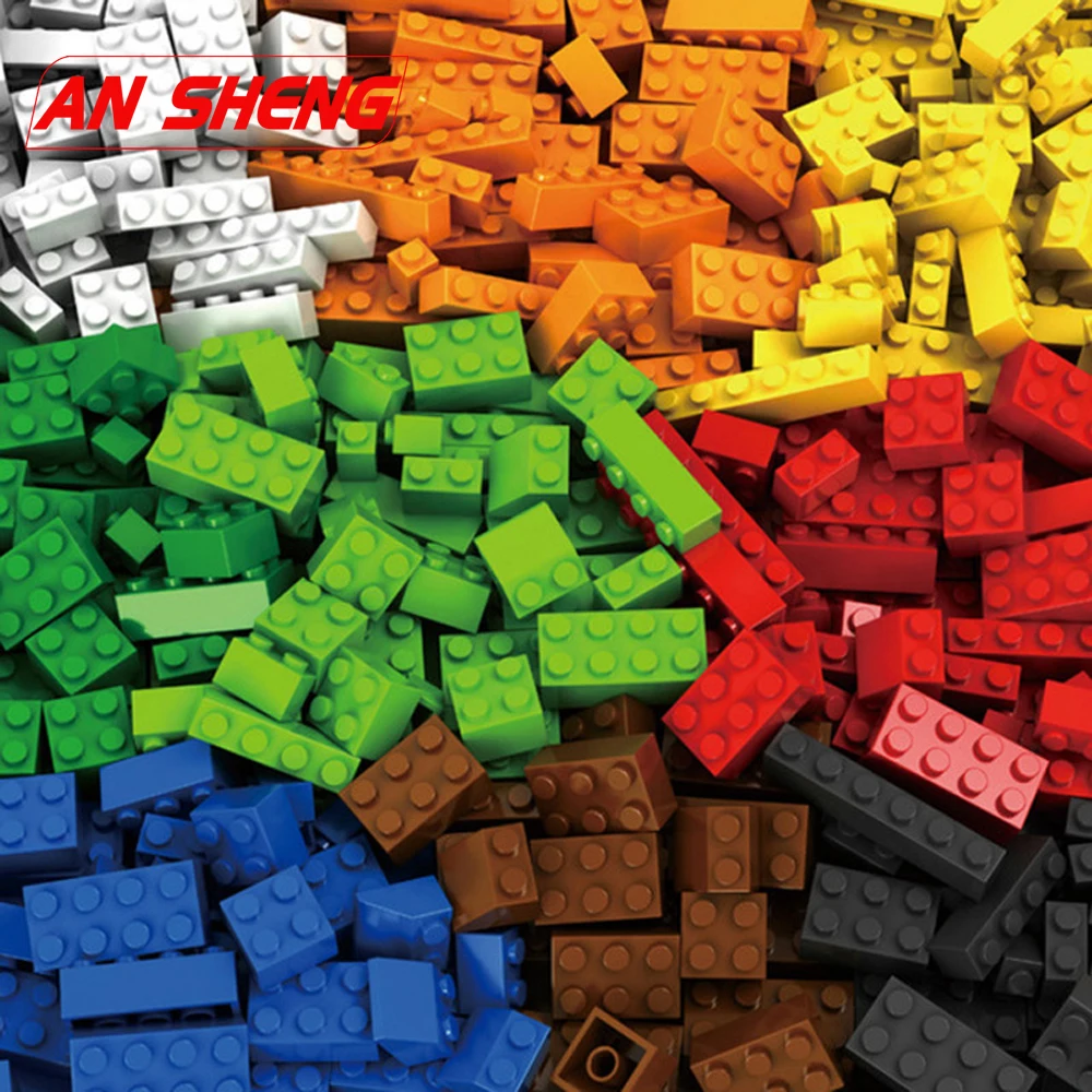 

1000 Pieces Building Blocks City DIY Creative Bricks Bulk Model Figures Educational Kids Toys