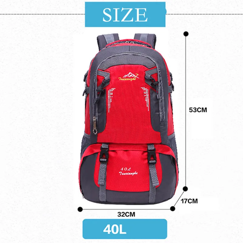 blu Degli Color Zaino Trekking Color Di Donne Color Esterna Unisex Scuro Sport Zaini Sportiva Impermeabile 40l Campeggio Sacchetto Black green Viaggio Delle Da Color Borsa orange Uomini Borse Bicicletta red blue wCqYnp07