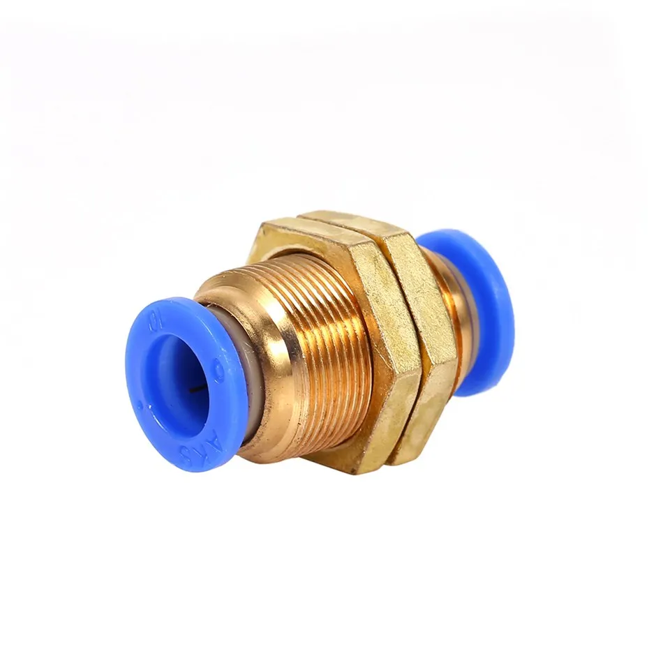 

Bulkhead Connector One Push To Connect Fitting Bulkhead Union Threaded 5pcs Bulkhead connector(Same Size Optional)