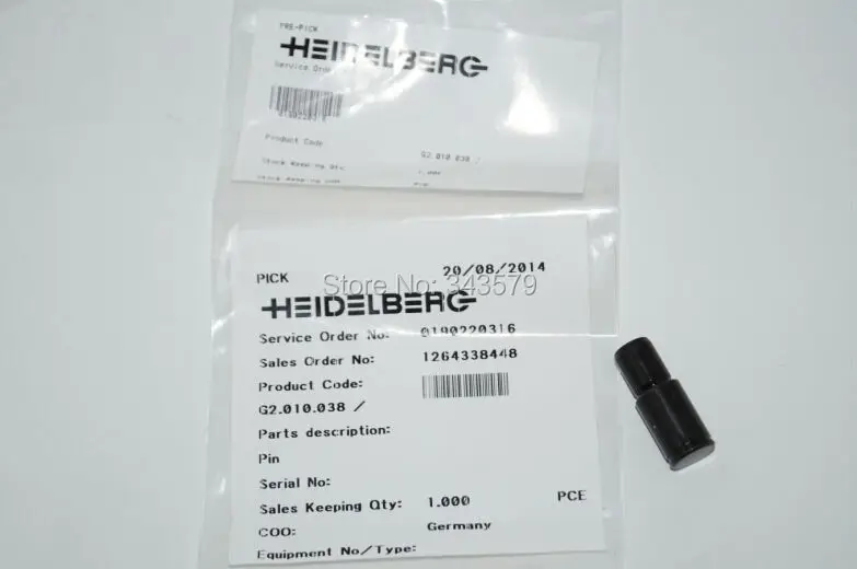 

PM52/SM52 machine pin,G2.010.038,spare parts for printer