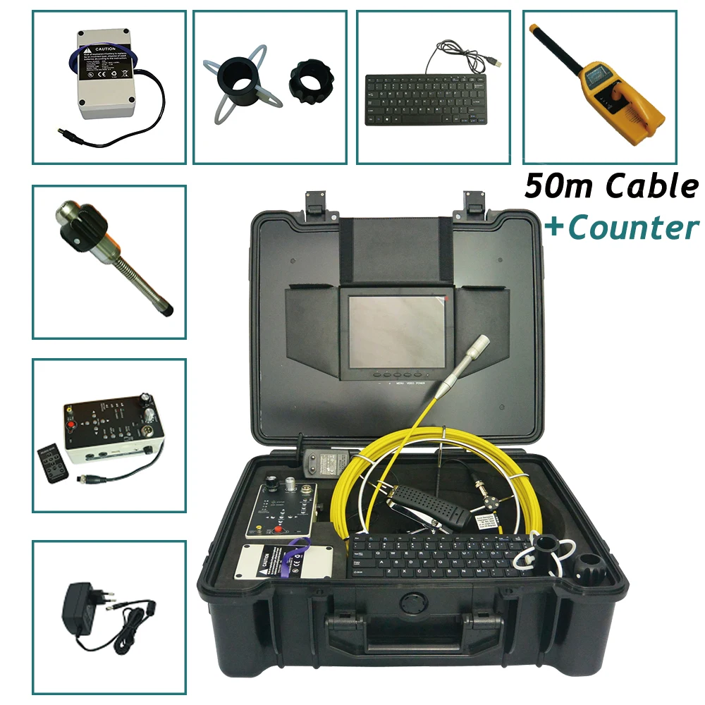 512Hz Transmitter And Receiver Underwater Sewer Chimney Pipe Inspection