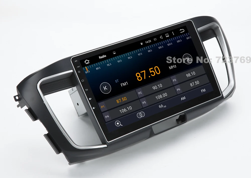 Perfect 8 Core, 32G ROM, 2G RAM, 10.1 inch Android 6.0 Car GPS Navigation Radio System Stereo Media for Honda Accord 2013 2014 2015 1
