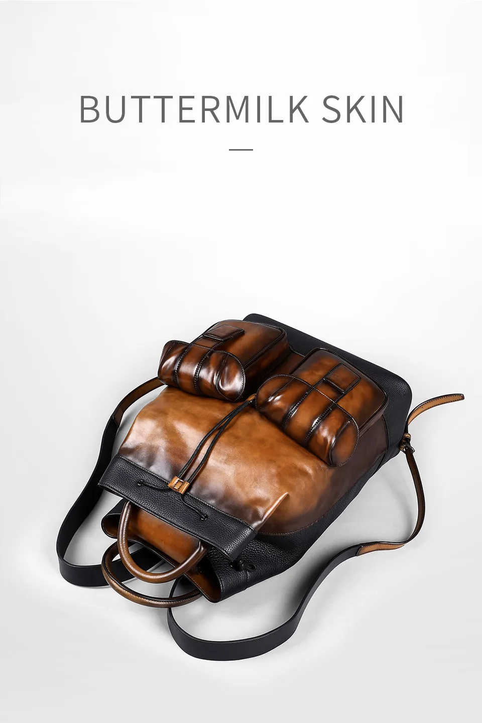 DHL,, классический мужской рюкзак из натуральной кожи, многофункциональный, известный бренд, дизайнерская сумка, винтажная сумка для ноутбука, дорожная сумка