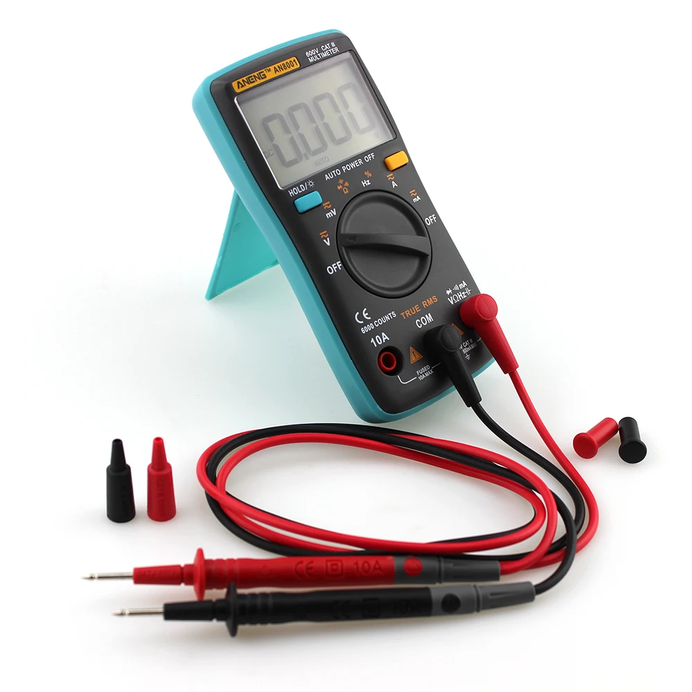 Digital Multimeter 6000 counts Backlight AC/DC Ammeter Voltmeter Ohm