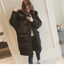 2018 Winter Women Long Down Jacket Thick Warm Coat Fur Collar White Duck Down Parkas Coat Female Hooded Pockets Snow Outwear 2018 Winter Women Long Down Jacket Thick Warm Coat Fur Collar White Duck Down Parkas Coat Female Hooded Pockets Snow Outwear