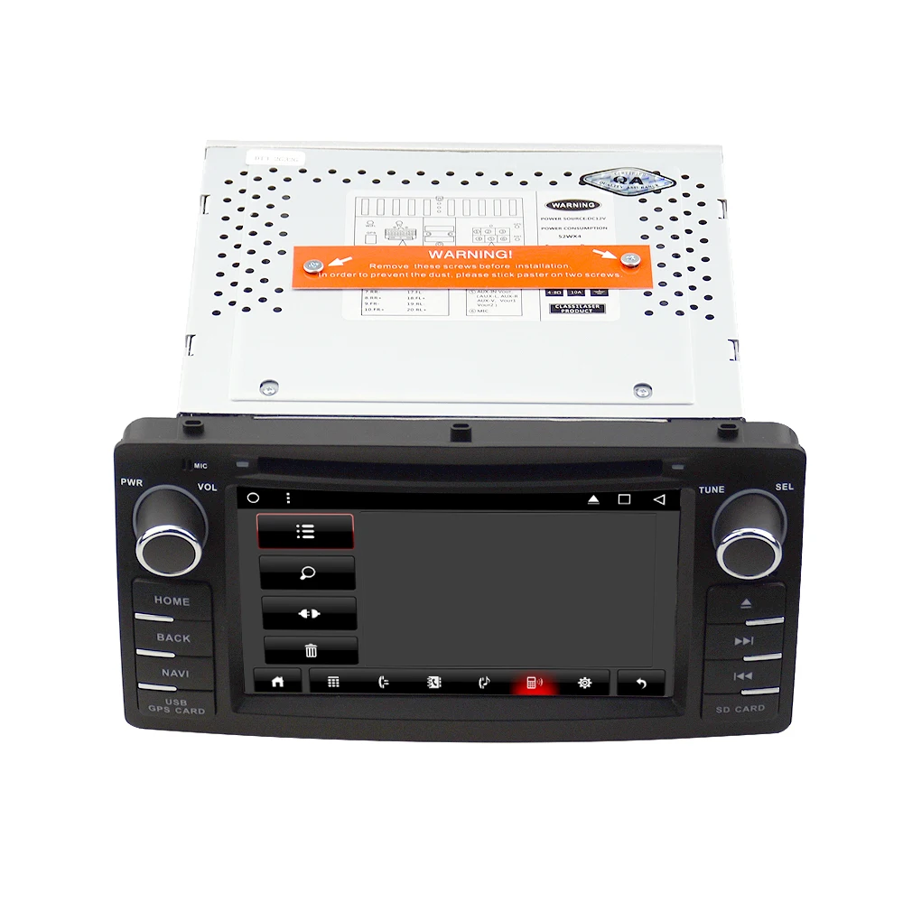 Discount EKIY Android 8.1 Car DVD Player GPS Radio for Toyota Corolla E120 BYD F3 Head Unit 2din Car Multimedia Stereo Audio Music System 4