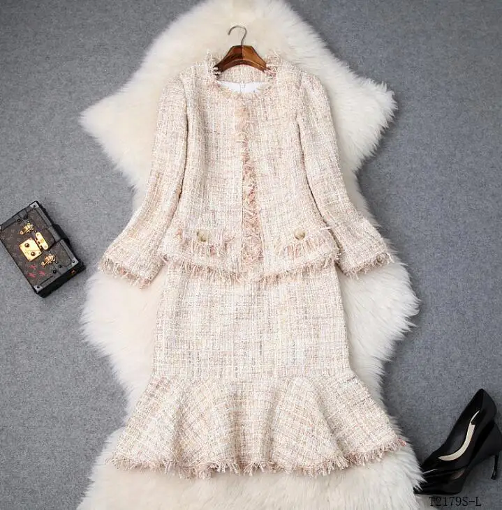 Nouveautés Hiver Automne 2018 Photo Femmes Eurropean Color Tempérament Mode T2179 Style Couleur Costume Cltohes Solide Casual pfqEHH4an