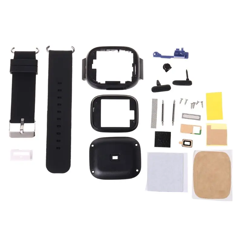

Repair Kit Silicone Watchband Case Button Metal Screws DIY Replacement for Q90 GPS Child Smart Watch Phone Position