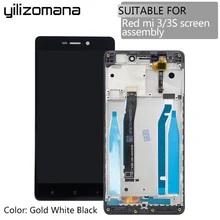 YILIZOMANA Original Replacement Touch Screen LCD Display Touch Screen with Frame For Xiaomi Redmi Hongmi 3 3s Replacement Parts YILIZOMANA Original Replacement Touch Screen LCD Display Touch Screen with Frame For Xiaomi Redmi Hongmi 3 3s Replacement Parts